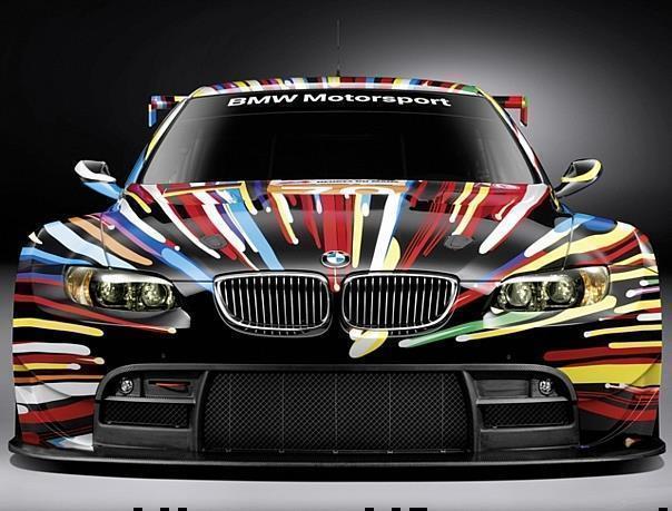 Das 17. BMW Art Car von Jeff Koons startet beim 24-Stunden-Rennen von Le Mans.